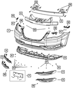 Fascia Bracket, Right - Mopar (68081558AD)