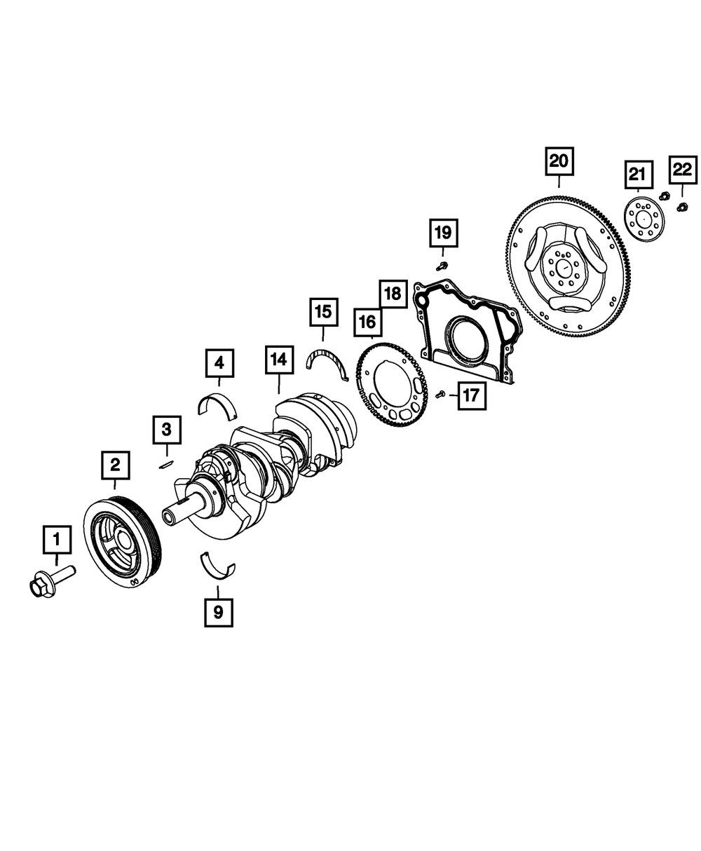 Torque Converter Drive Plate - Mopar (68544198AA)
