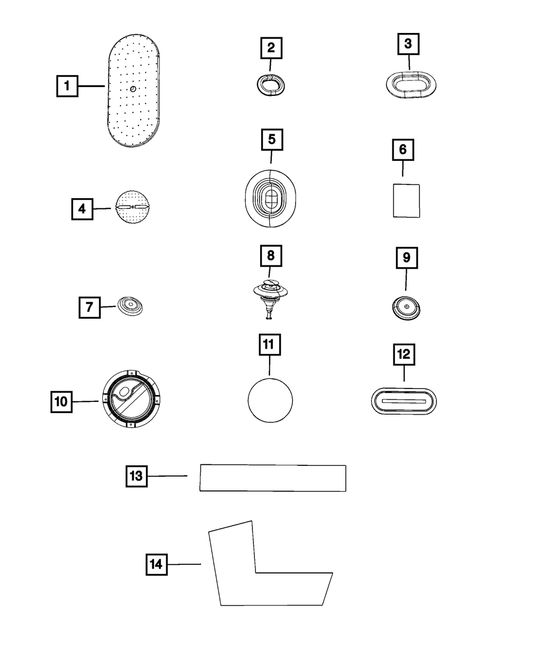 Sealing Tape | Mopar | Part Number (5160288AA)
