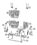 Floor Pan Bracket - Mopar (68335706AB)