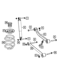 Hex Flange Head Bolt | Mopar | Part Number (06513320AA)
