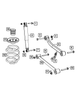 Suspension Shock Absorber Kit - Mopar (68527790AB)