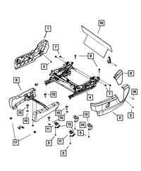 Driver Outboard Shield - Mopar (1UQ99DX9AC)