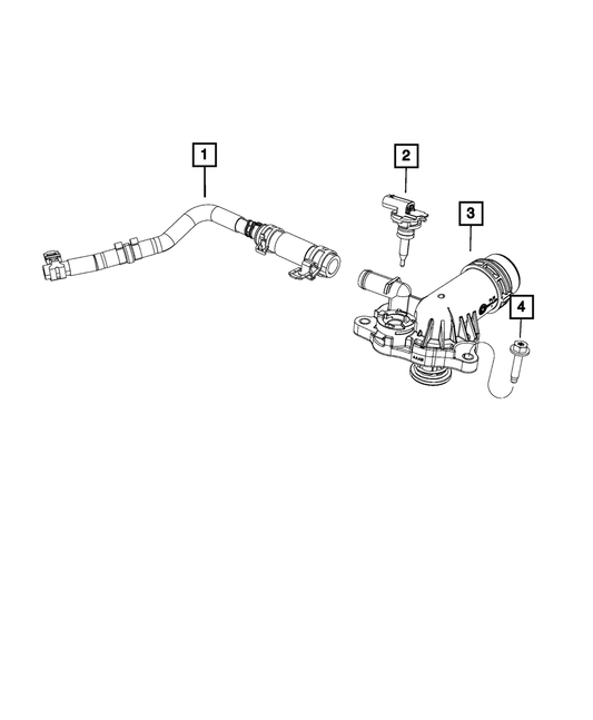 Thermostat Housing - Mopar (68217305AH)