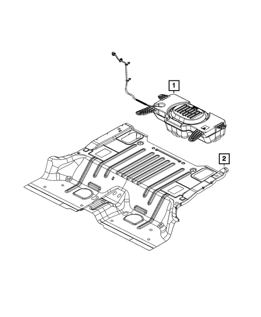 Woofer Speaker - Mopar (68283473AC)