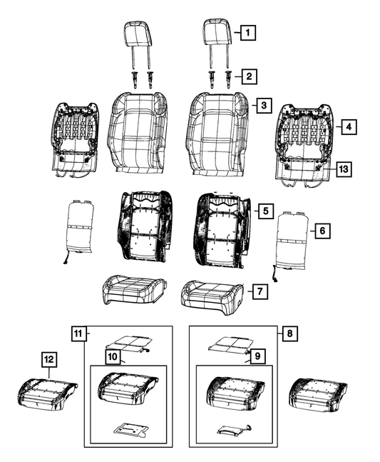 Driver Presence Detection Module Kit - Mopar (68617518AA)