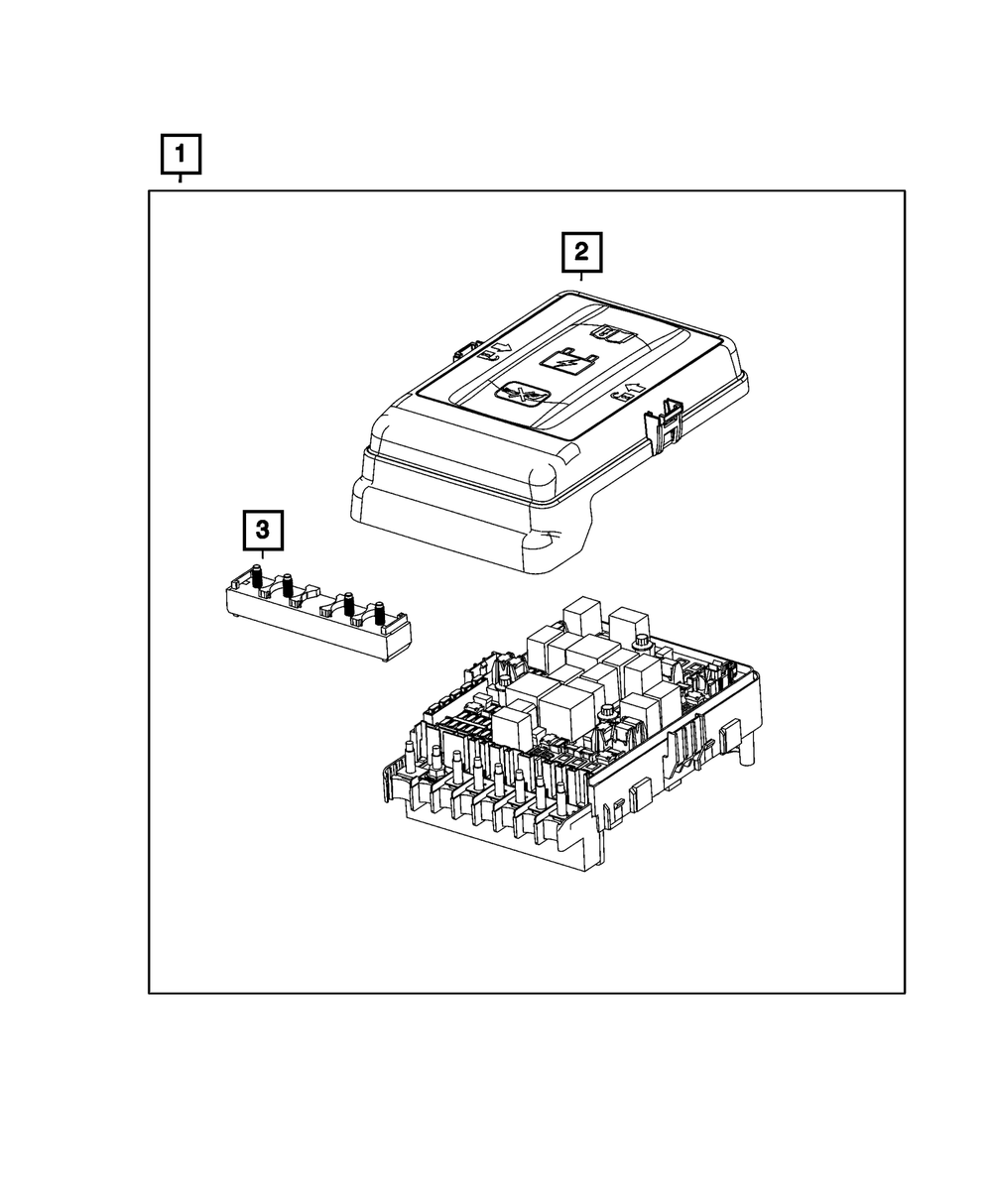 Power Distribution Center - Mopar (68529656AA)