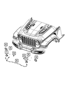 Front Fog Lamp - Mopar (68081399AB)