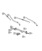 Front Wiper Blade, Right Side - Mopar (68316740AA)