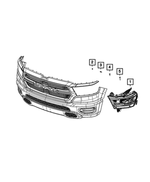Headlamp, Left - Mopar (68533275AB)