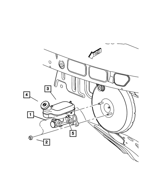 Master Cylinder Reservoir Cap - Mopar (4683656AB)