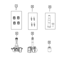 Tire Pressure Sensor | Mopar | Part Number (68252495AC)