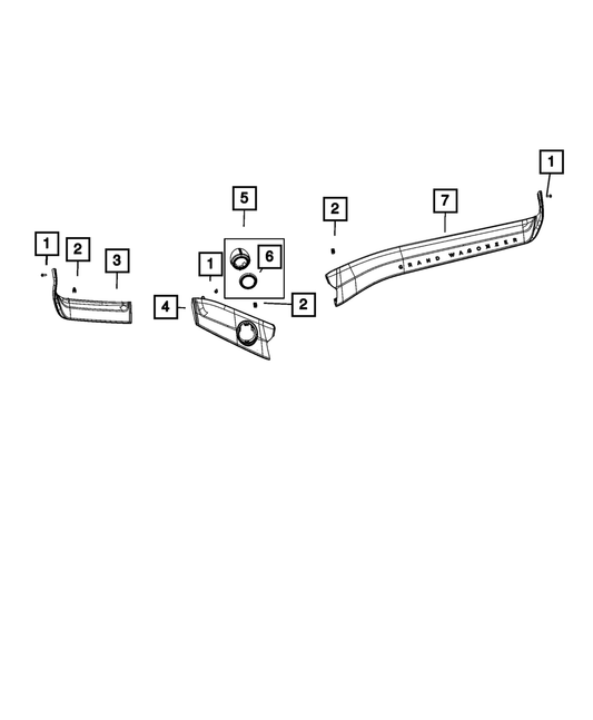Instrument Panel Applique - Mopar (7HZ90AAAAA)